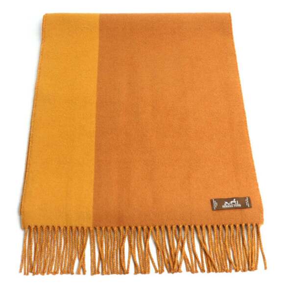 HERMES Orange Scarf - Picture 2 of 6